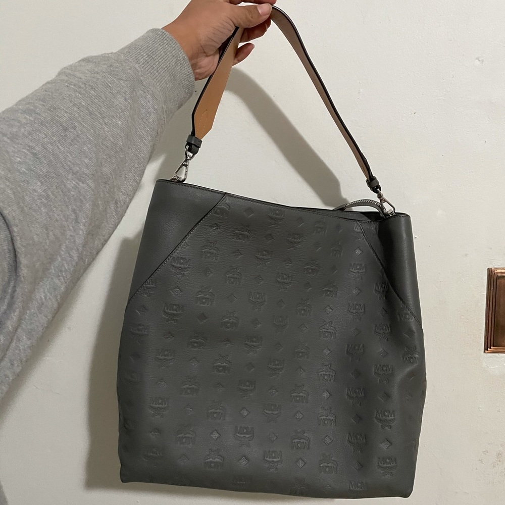 MCM Klara Monogram Hobo